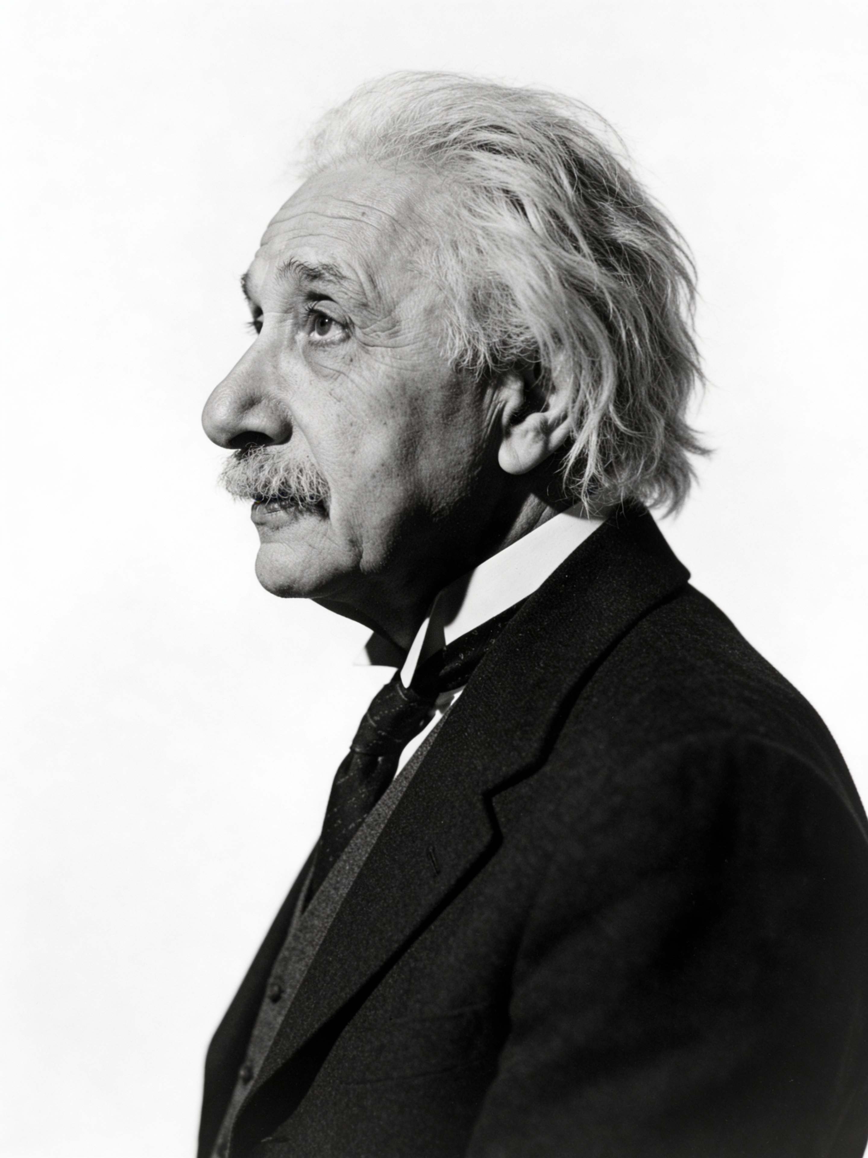 Albert Einstein im Profil